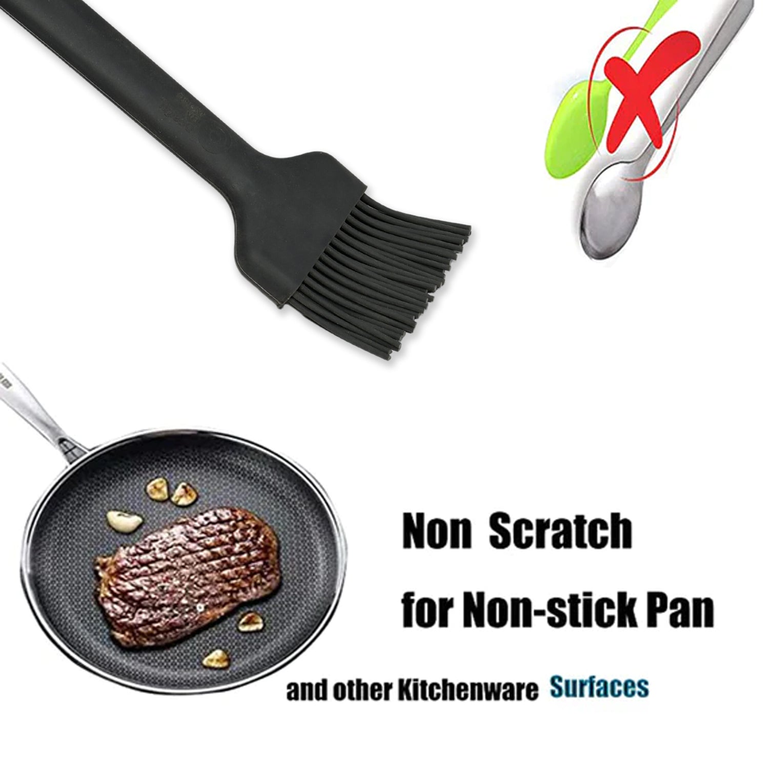 5413 Silicone Cooking Bakeware Bread Pastry Oil BBQ Basting Brush DIY Baking Portable Oven Tool. DeoDap 5413 Silicone Cooking Bakeware Bread Pastry Oil BBQ Basting Brush DIY Baking Portable Oven Tool. DeoDap